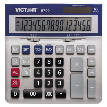 Victor® 6700 Large Desktop Calculator, 16-digit Lcd freeshipping - TVN Wholesale